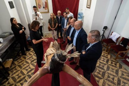 El Cristo de la Luz de Dalías recupera todo su esplendor tras finalizar los trabajos de restauración.