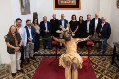 El Cristo de la Luz de Dalías recupera todo su esplendor tras finalizar los trabajos de restauración.