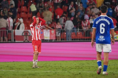 Arribas no se podía creer lo que había ocurrido en el tramo final.