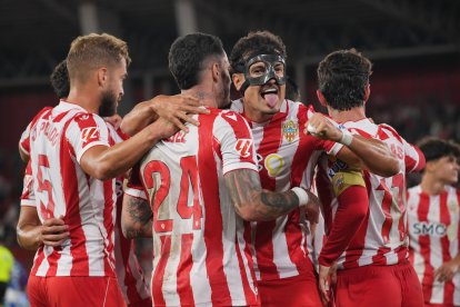 El primer tiempo del Almería dejaba el partido casi sentenciado.