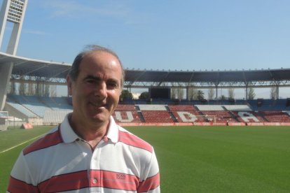 Javi Fernández en una imagen de archivo en el Estadio de los Juegos Mediterráneos.