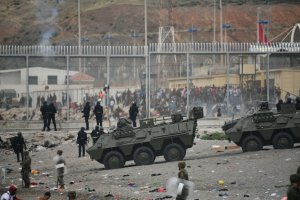 El Ejército entra en Ceuta.