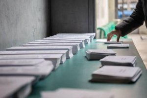 Papeletas para unas elecciones en una imagen de archivo.