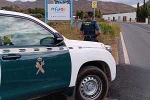 La Guardia Civil ha actuado en Níjar.