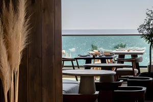 Una de las vistas idílicas desde el restaurante Arcilla.