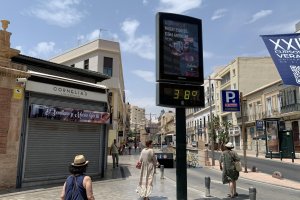 Termómetro del Mercado Central de Almería.