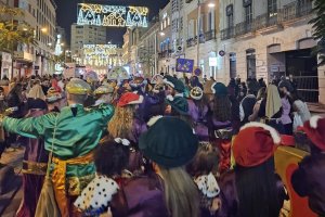 El centro de Almería, lleno con el Heraldo Real.