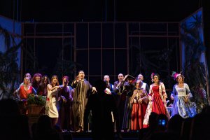 La compañía almeriense Las Cruces Teatro en una imagen de la obra ‘Mañana función’.
