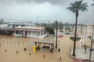 Inundaciones en San Juan de los Terreros.