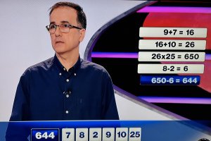 El almeriense Francisco Segura, en el programa 'Cifras y letras' de La 2.