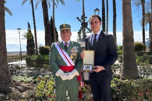 Inauguración del Monumento en Honor a la Legión Española.