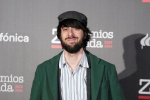 El escritor David Uclés, en el photocall de la primera edición de los Premios Zenda.