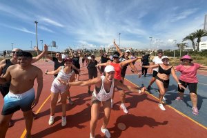 Una de las actividades celebradas en 'Tus playas de invierno' en Vera.