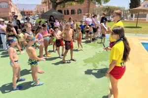 Clausura del curso de natación de 2024.