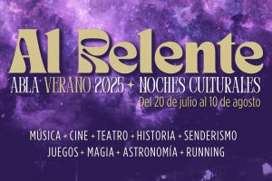 Cartel de las noches culturales Al Relente 2025