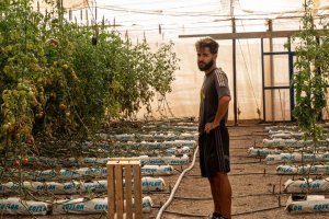 Marc Quesada, el almeriense que se ha llevado el tomate a Cabo Verde