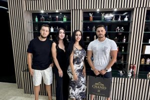 El equipo de Chanío Perfumes, Paula Pattier, Maria Luisa Vázquez y Daniel Nevado.