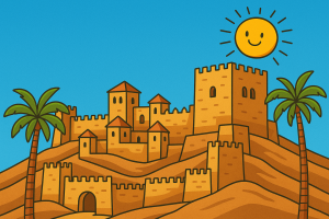 Dibujo de La Alcazaba de Almeria