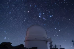 Vista nocturna de Calar Alto