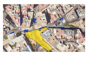 Afecciones al tráfico de las obras en Puerta Purchena