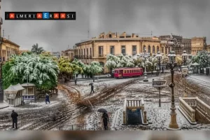 La Puerta Purchena, nevada.