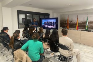 Uno de los momentos que dejó el taller fotográfico en Antas