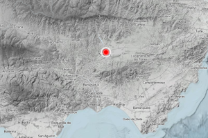El epicentro del terremoto se ha localizado en Tabernas, según la web del Instituto Geográfico Nacional.