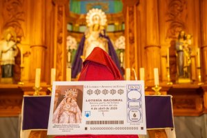 La Virgen del Socorro de Tíjola será imagen de la Lotería Nacional.