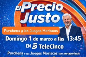 Cartel de la participación de los jóvenes de Purchena en el programa.