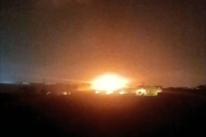 Imágenes del incendio captadas por un vecino.