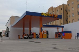 Una gasolinera de Almería.