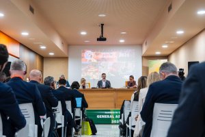 Ramón Fernández-Pacheco, Presidente de AREFLH, durante su intervención en Almería