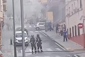 Imagen del humo captada por un vecino.