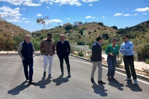 Visita de distintas autoridades a las obras.
