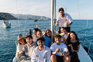 Una decena de influencers visitan el Parque Natural Cabo de Gata-Níjar.