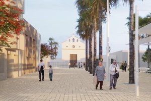 Proyecto del entorno de la Iglesia de Cabo Gata.