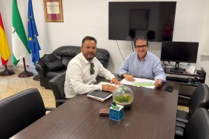 El diputado provincial y el alcalde de Turre