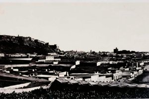 Almería 1862. Vista general de la ciudad.