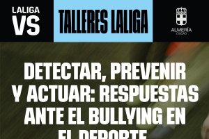 Cartel Jornada La Liga contra el bullying.