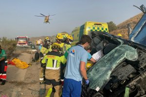 Accidente de tráfico en Arboleas.