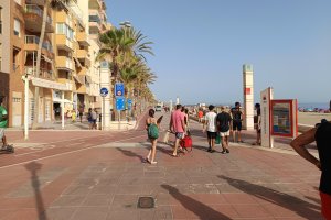 Imagen del Paseo Marítimo de Almería.