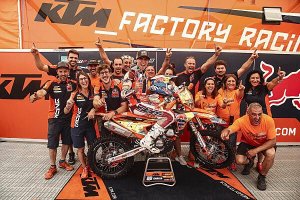 El español también ha ganado con éxito su título de Enduro1,
