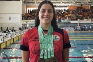 Elena Baca Requena triunfó en todas las modalidades que participó.