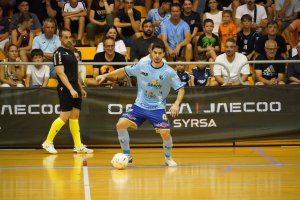 Imagen del partido de pretemporada que enfrentó a El Ejido Futsal contra ElPozo Murcia.