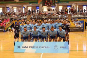Componentes del Surseeds El Ejido FS en el estreno del equipo en la Liga Prime ante Córdoba Patrimonio de la Humanidad.