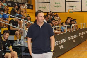 Guillermo Martínez durante el partido entre Surseeds El Ejido Futsal y Córdoba.