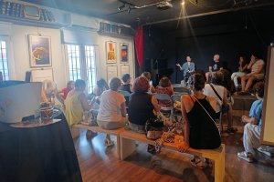 Inauguración de la exposición 'Miradas desde la chabola', en La Guajira, el pasado 12 de septiembre.