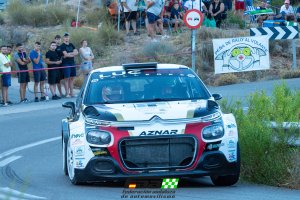 Aznar y Osel, en el pasado Rallye Crono Ciudad de Enix.