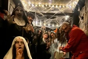 Imagen del pasaje del terror del pasado año 2025 en Autoescuela Capital.
