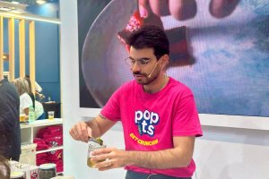 Showcooking con Popits, el snack de un solo bocado de UNICA.